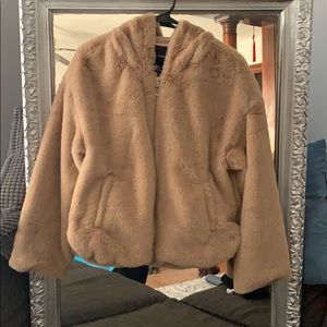 Light Brown/ Tan Fluffy coat